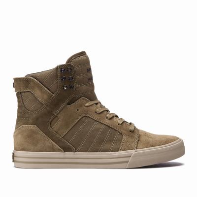 Supra SKYTOP - Miesten Matalavartiset Tennarit - Ruskea